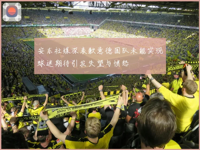 安东社媒深表歉意德国队未能实现球迷期待引发失望与愤怒